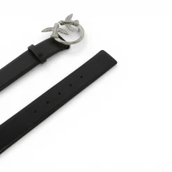 Cintura alta Love Birds in pelle 4cm