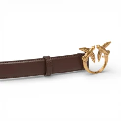 Cintura donna Love Birds in pelle 3cm