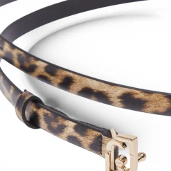 Cintura donna sottile animalier