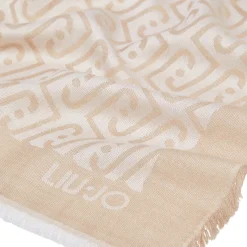 Foulard donna con logo jacquard
