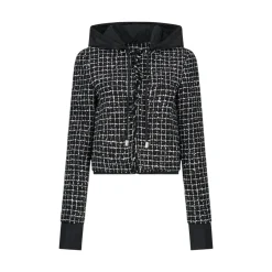 Giacca donna boxy in bouclé
