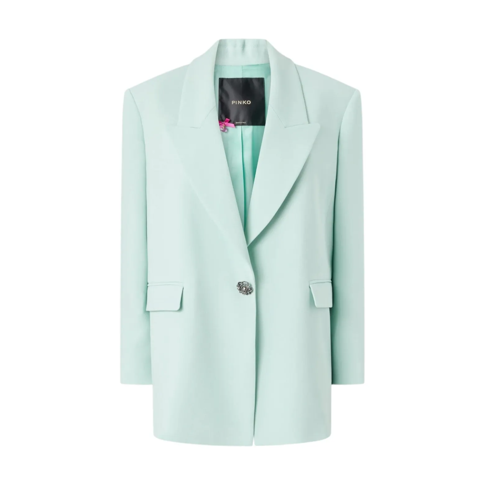 Giacca donna con bottoni rose gioiello