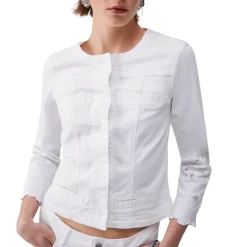 Giacca donna con ricamo sangallo