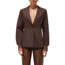 Giacca donna in cotone con pizzo