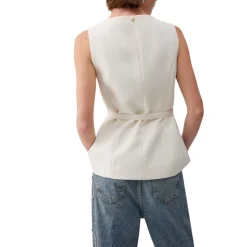 Gilet donna con cintura