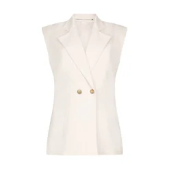 Gilet donna con spalline imbottite