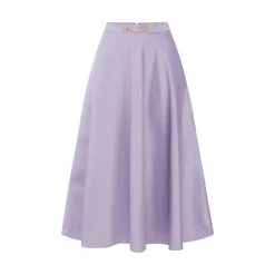 Gonna donna in duchesse con logo gioiello