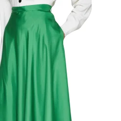 Gonna donna in twill di seta