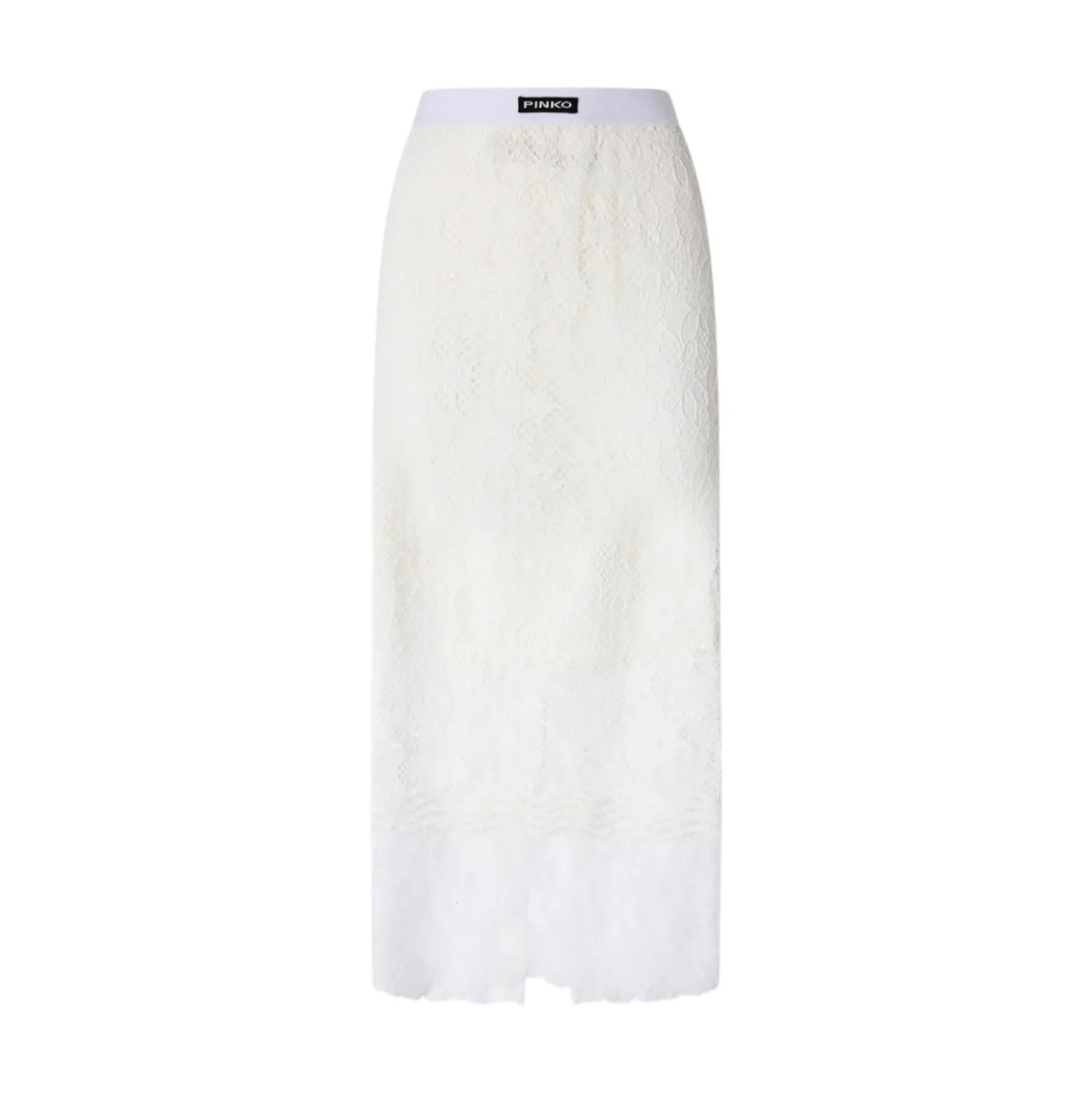 Gonna donna midi in pizzo con spacchetti