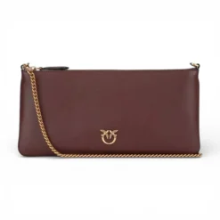 Horizontal Flat Bag in pelle