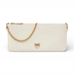 Horizontal Flat Bag in pelle
