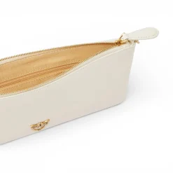 Horizontal Flat Bag in pelle
