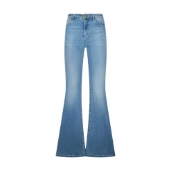 Jeans donna bootcut a vita alta