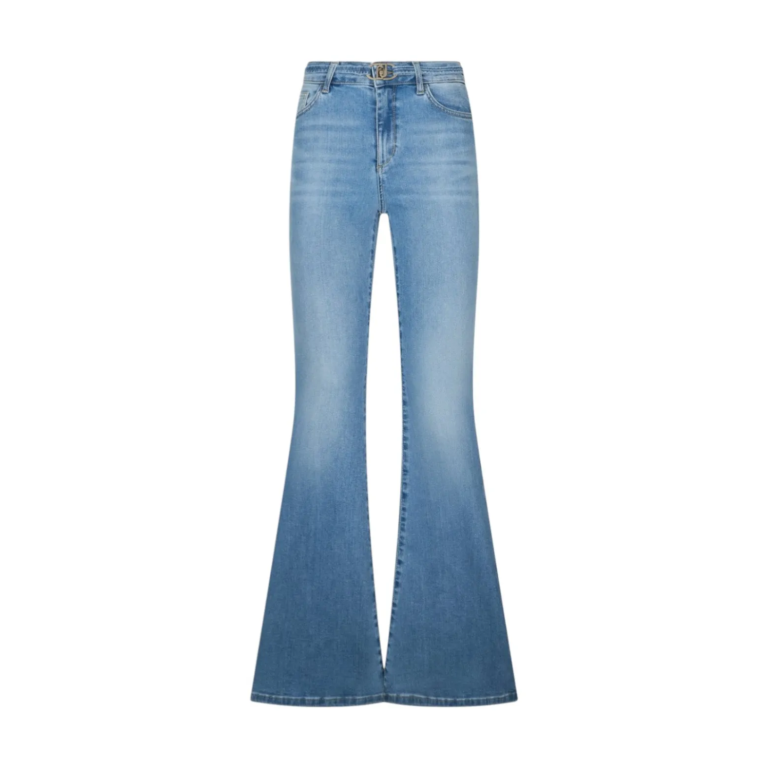Jeans donna bootcut a vita alta