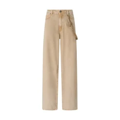 Jeans donna con corda gioiello