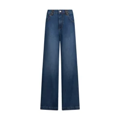 Jeans donna flare a vita alta
