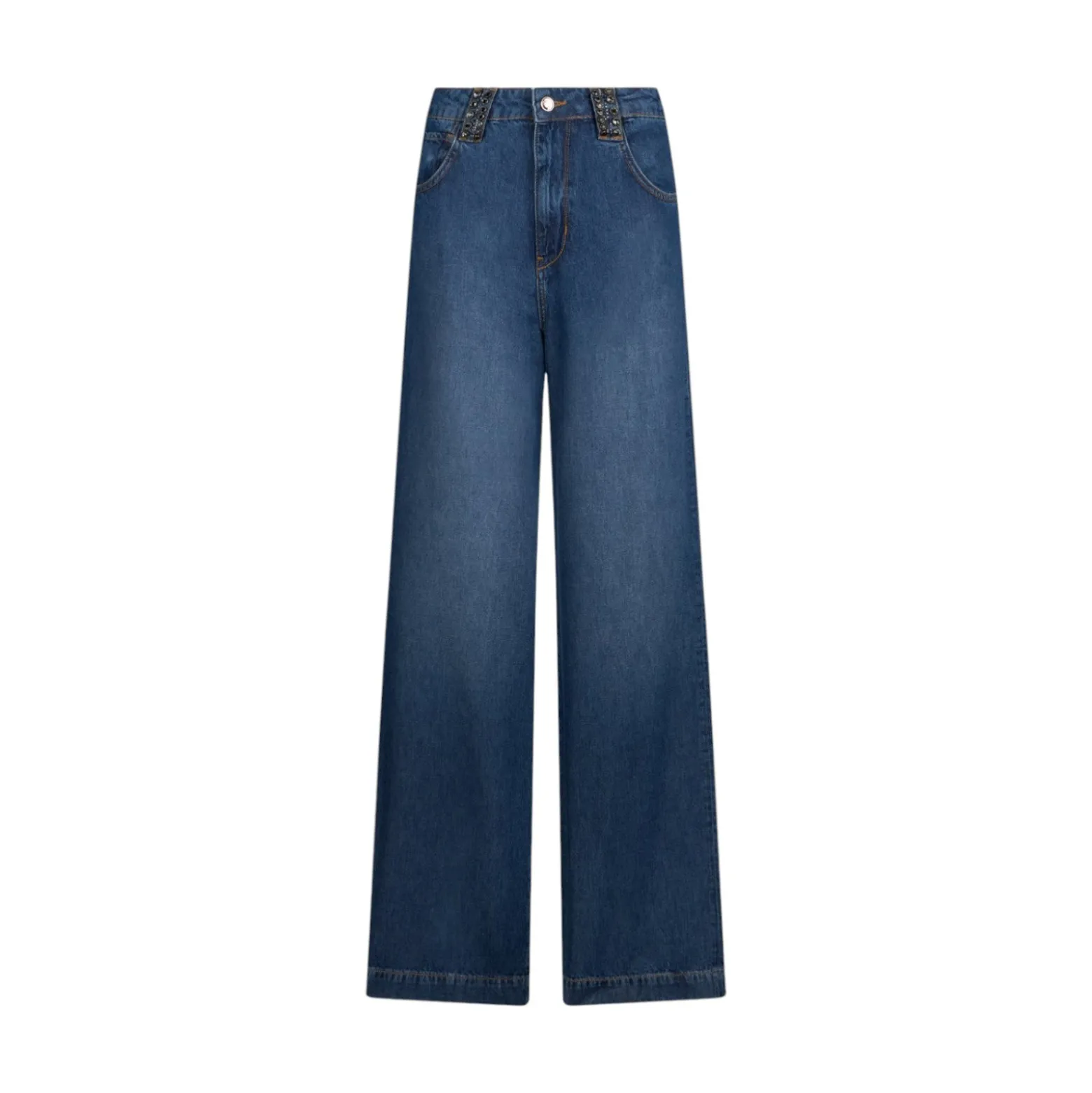 Jeans donna flare a vita alta