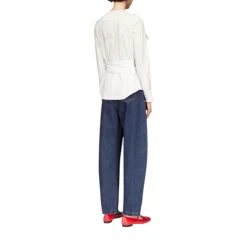 Jeans donna gamba larga