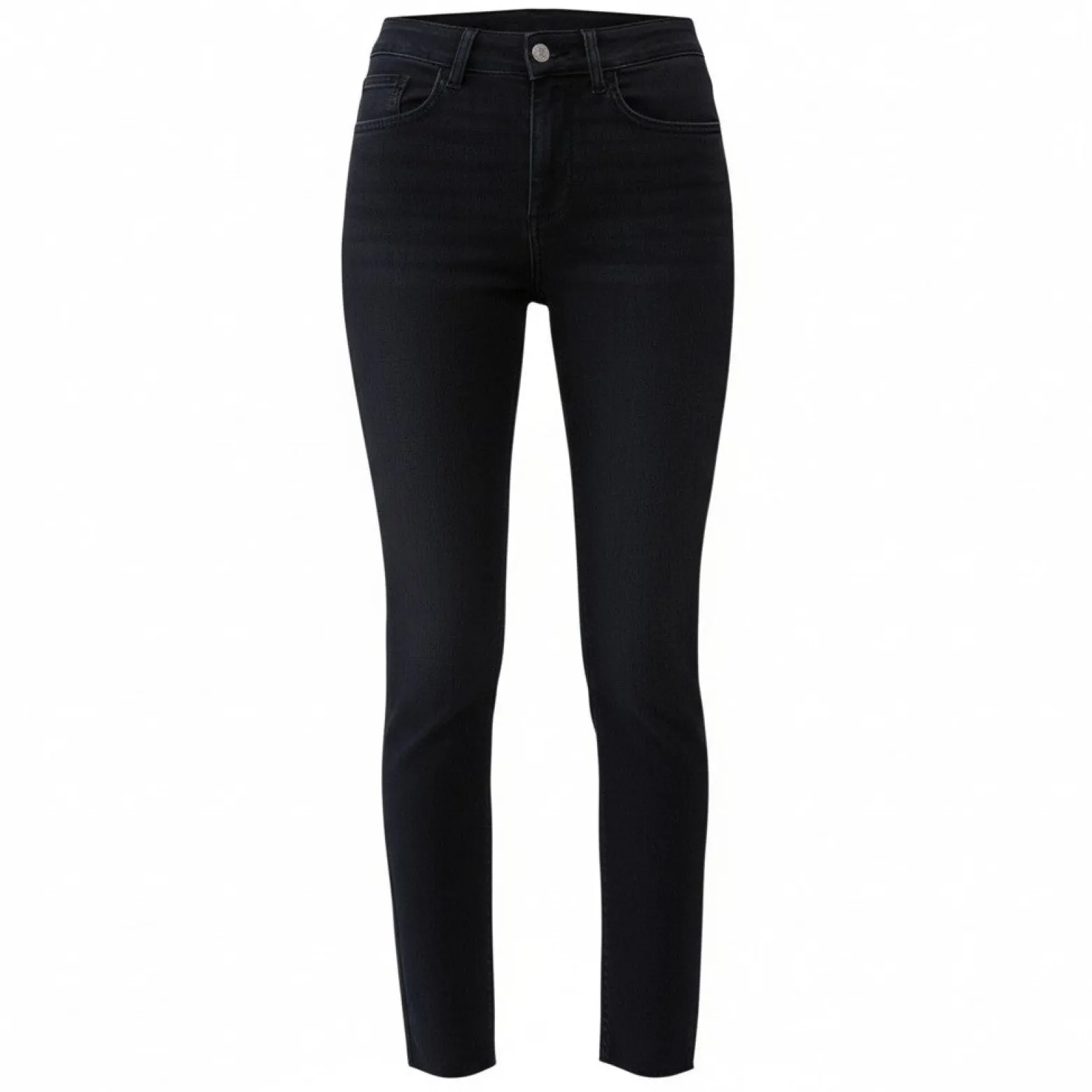Jeans donna skinny a vita alta