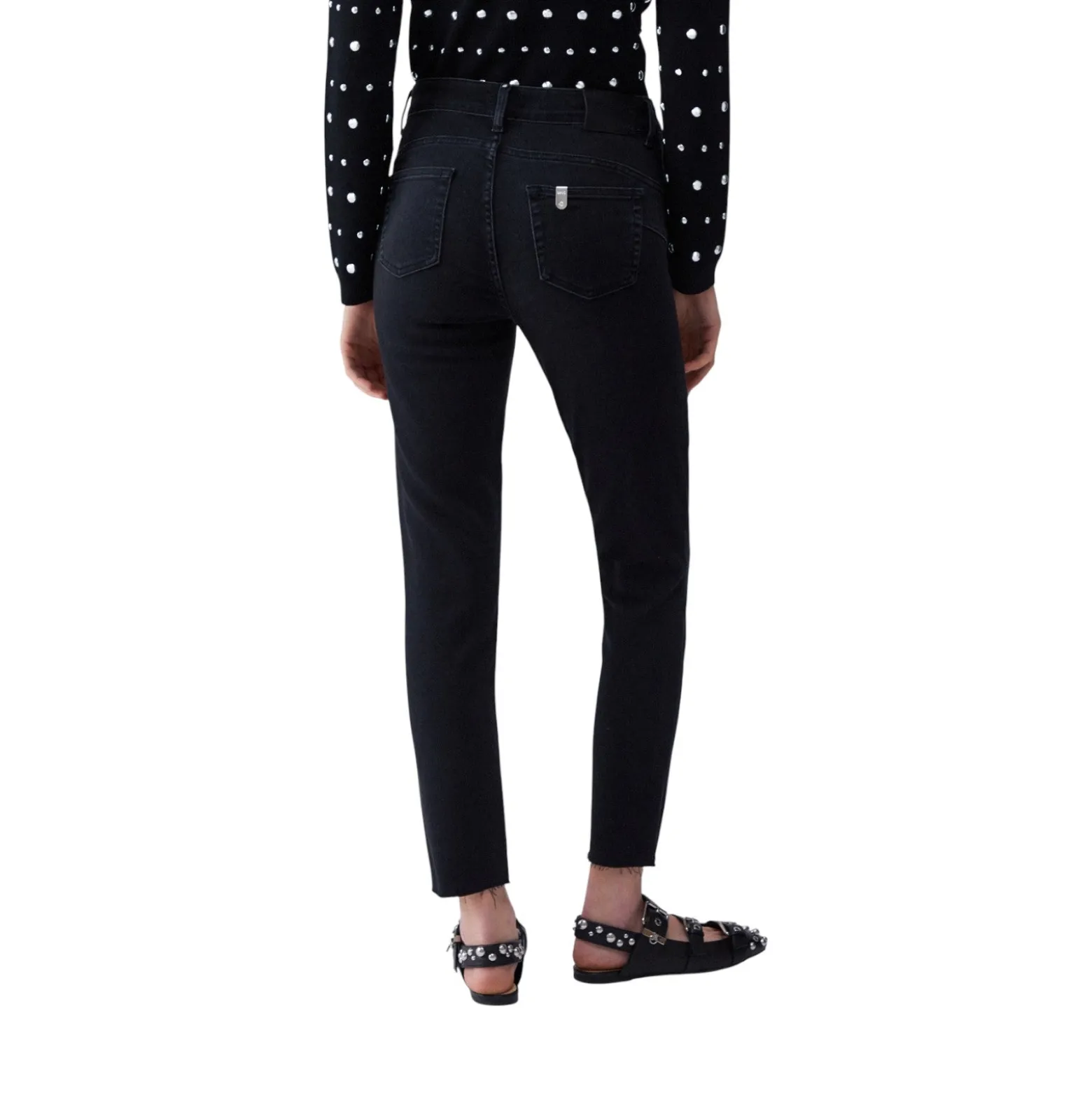 Jeans donna skinny a vita alta
