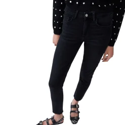 Jeans donna skinny a vita alta