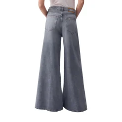 Jeans donna super flare a vita alta