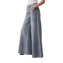 Jeans donna super flare a vita alta