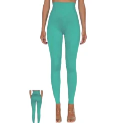 Leggings con fascia termoadesiva donna