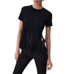 Maglia donna con frange