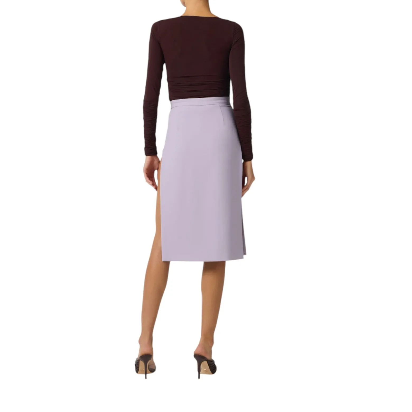 Maglia donna in jersey con dettaglio gioiello