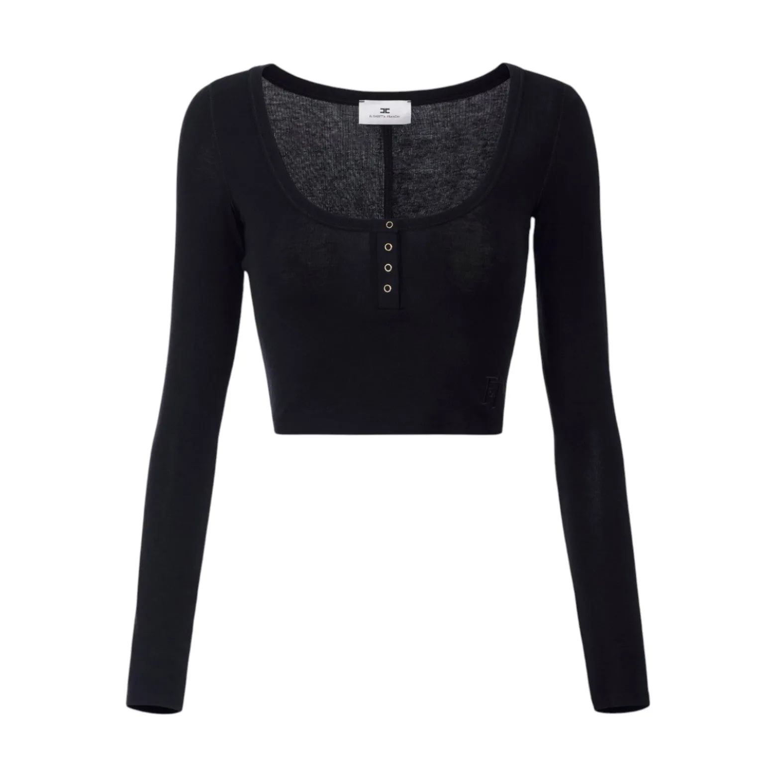 Maglia donna in jersey leggero con bottoni