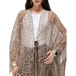 Maxi poncho donna plissé