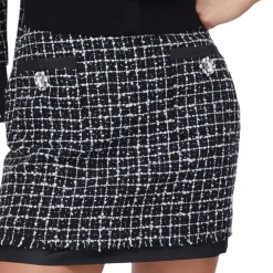 Minigonna donna in bouclé