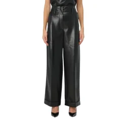 Pantalone donna in ecopelle
