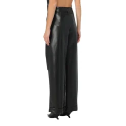 Pantalone donna in ecopelle