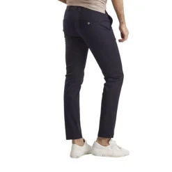 Pantaloni Chinos Uomo Slim-fit Goffrato QB24