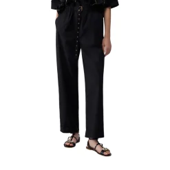 Pantaloni donna a vita alta
