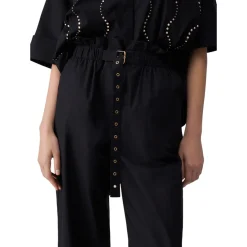 Pantaloni donna a vita alta
