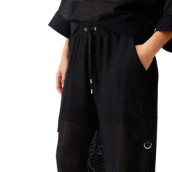 Pantaloni donna cargo in mesh
