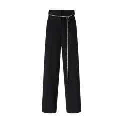Pantaloni donna con cintura gioiello