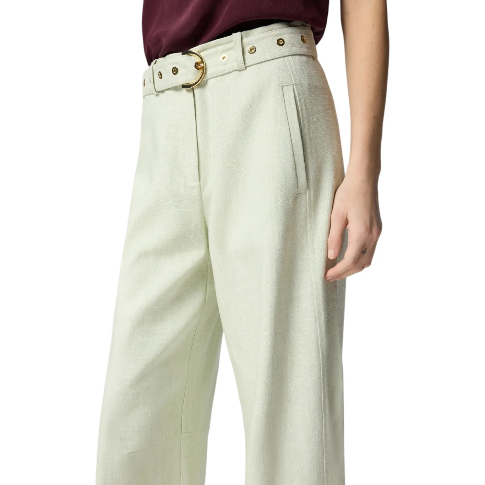 Pantaloni donna con cintura