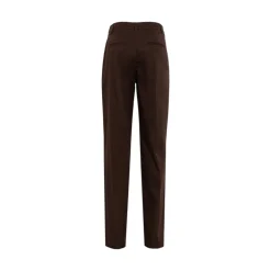 Pantaloni donna dritti in cotone stretch