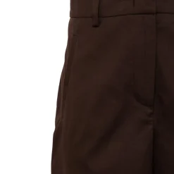 Pantaloni donna dritti in cotone stretch