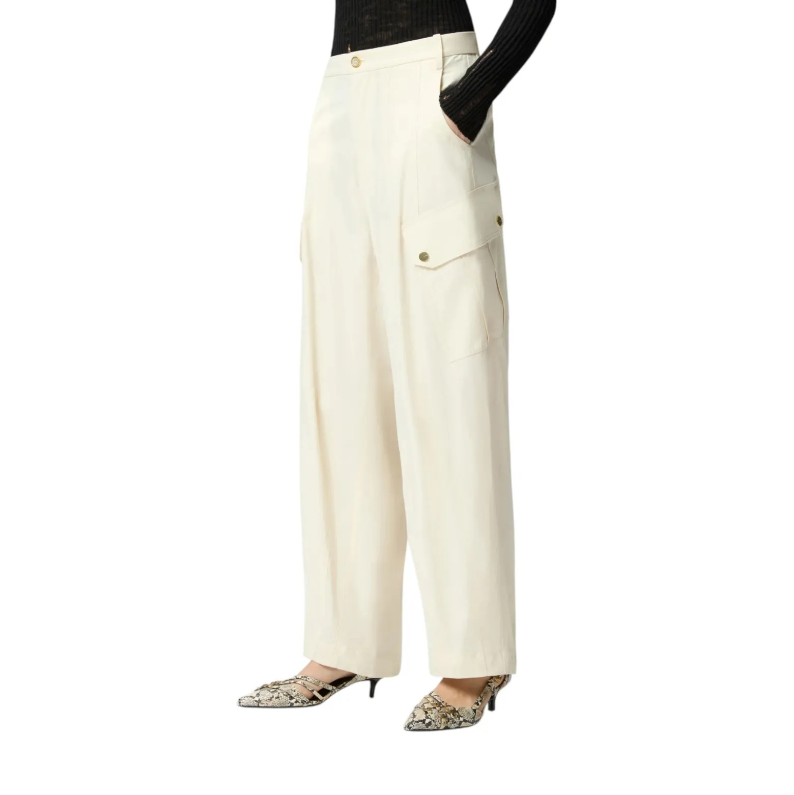 Pantaloni donna fluidi in cotone