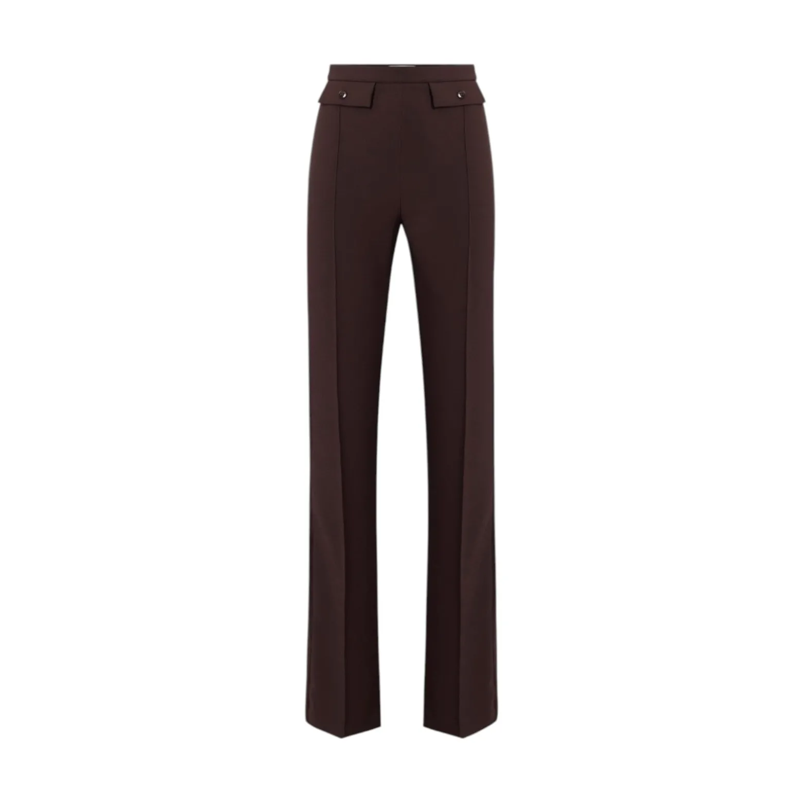 Pantaloni donna in crêpe leggero e raso