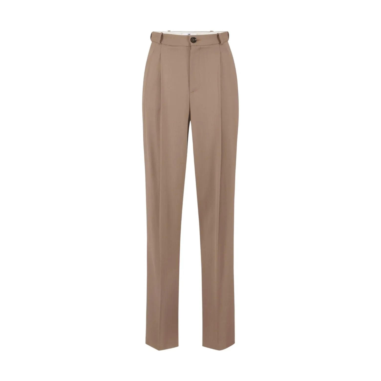 Pantaloni donna in gabardina con pinces