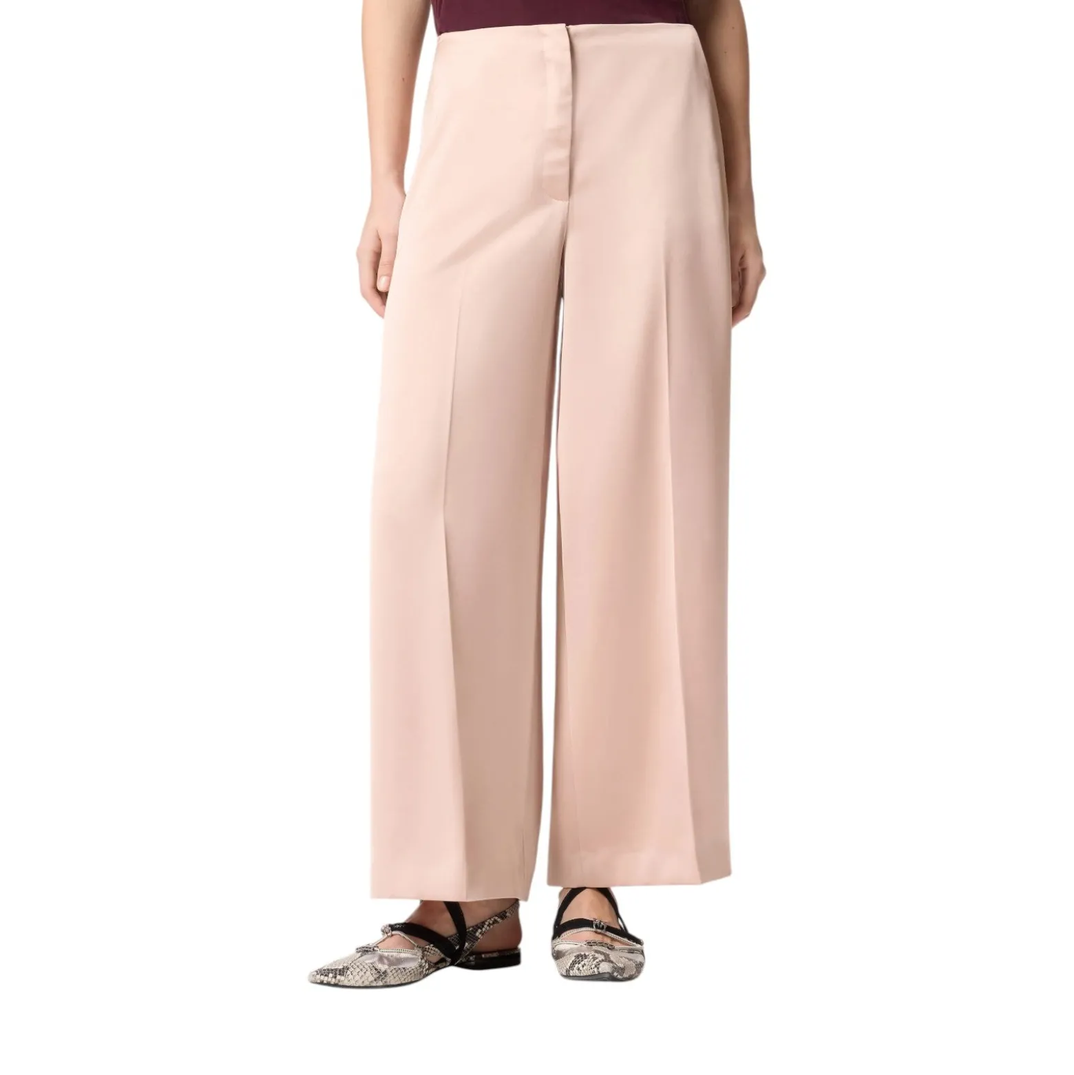 Pantaloni donna in satin
