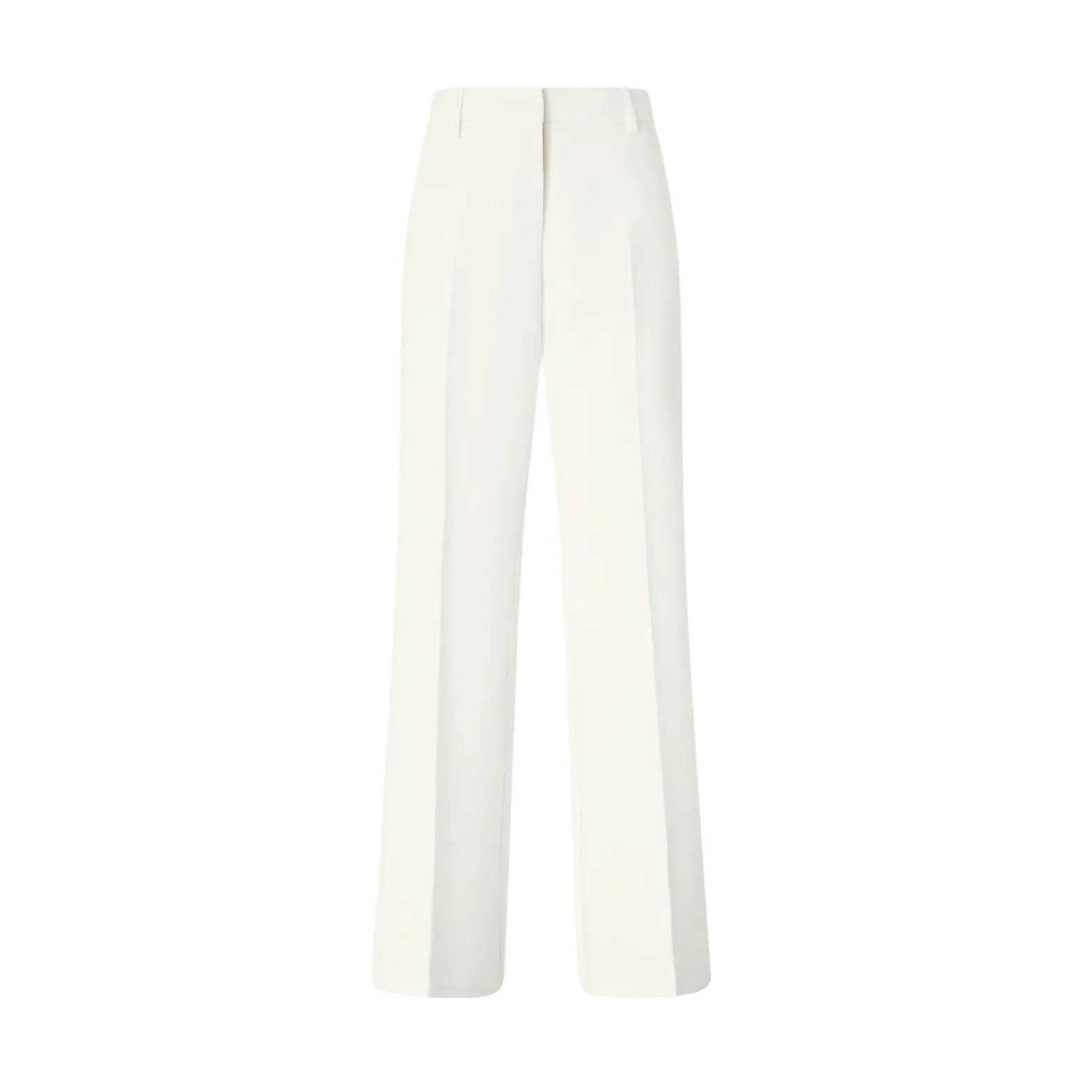 Pantaloni donna in tela con piega stirata