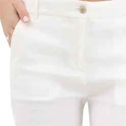 Pantaloni donna Pinko in lino e viscosa