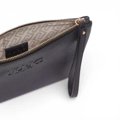 Pochette donna media con logo